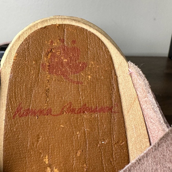 Hanna Andersson Pink Suede Slip On Clogs 41 - Picture 7 of 7